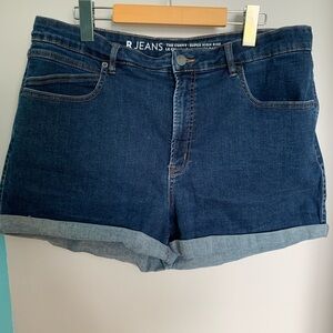 Reitmans Dark Blue Jean Shorts